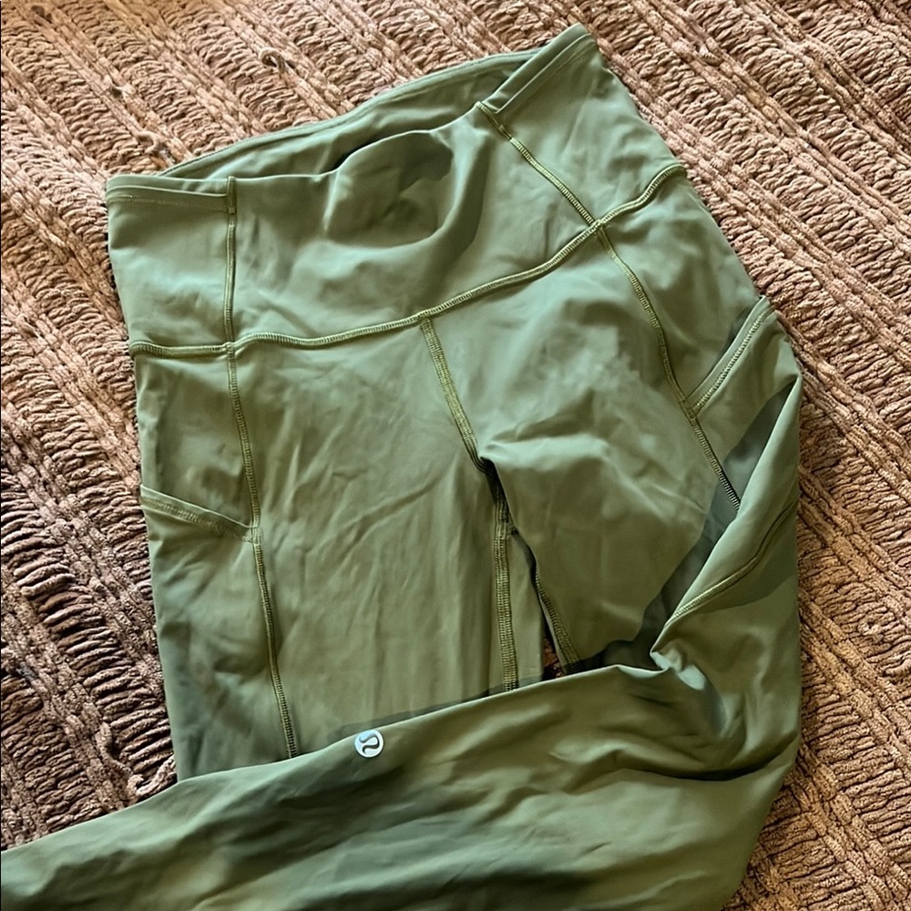 Green Athletic Leggings